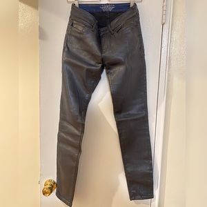 Esprit denim leather feel pants